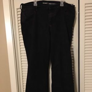 Old Navy black micro flare jeans, worn once